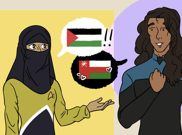 Jenin (and my OC, Alceste), Art Fight