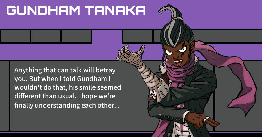 Gundham Tanaka, SDR2, Black sprite edit